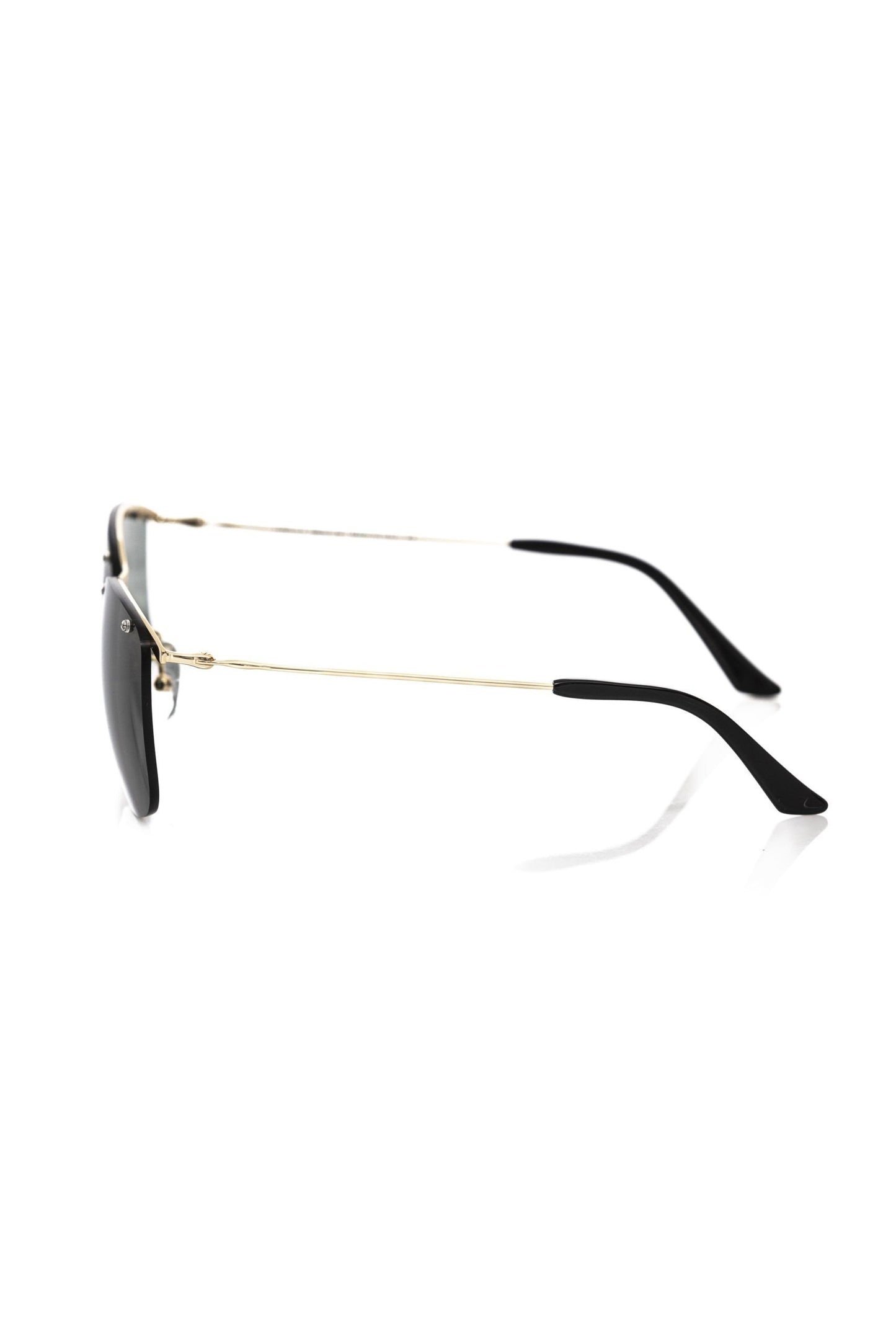 Frankie Morello Black Metallic Sunglass for Men