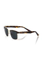 Brown metallic men's sunglasses by Frankie Morello with stylish frame and tinted lenses for a modern look.