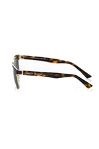 Brown metallic Frankie Morello men's sunglasses with stylish frame and tinted lenses, designed for a modern, sophisticated look.
