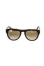 Brown acetate men's sunglasses by Frankie Morello with sleek frame and dark tinted lenses, stylish and modern eyewear.