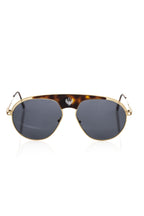 Frankie Morello Brown Metallic Fibre Men Sunglass - Eljoys Fashion 