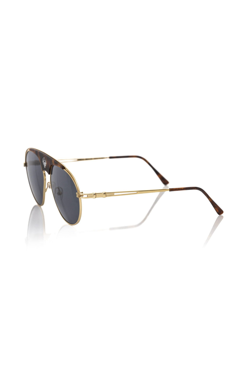 Frankie Morello Brown Metallic Fibre Men Sunglass - Eljoys Fashion 
