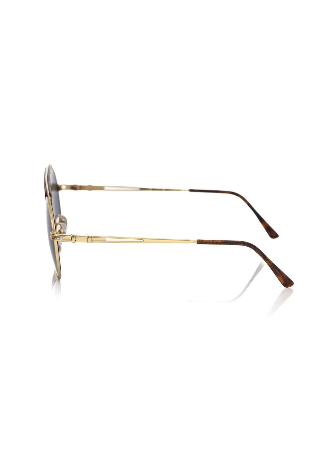Frankie Morello Brown Metallic Fibre Men Sunglass - Eljoys Fashion 