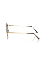 Frankie Morello Brown Metallic Fibre Men Sunglass - Eljoys Fashion 