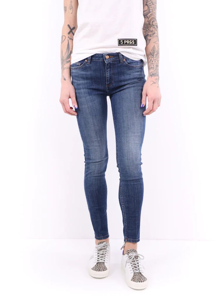 Don The Fuller Blue Cotton Women Jeans Don The Fuller