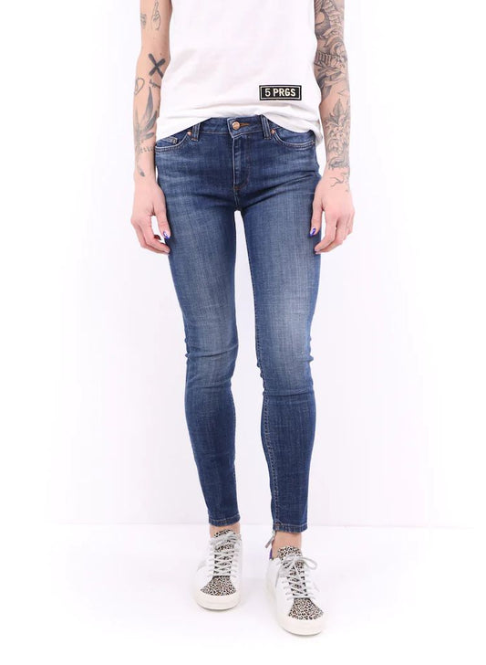 Don The Fuller Blue Cotton Women Jeans Don The Fuller