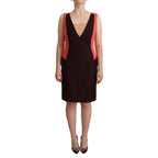 CO|TE Multicolor Polyester Sleeveless Sheath Knee Length Dress