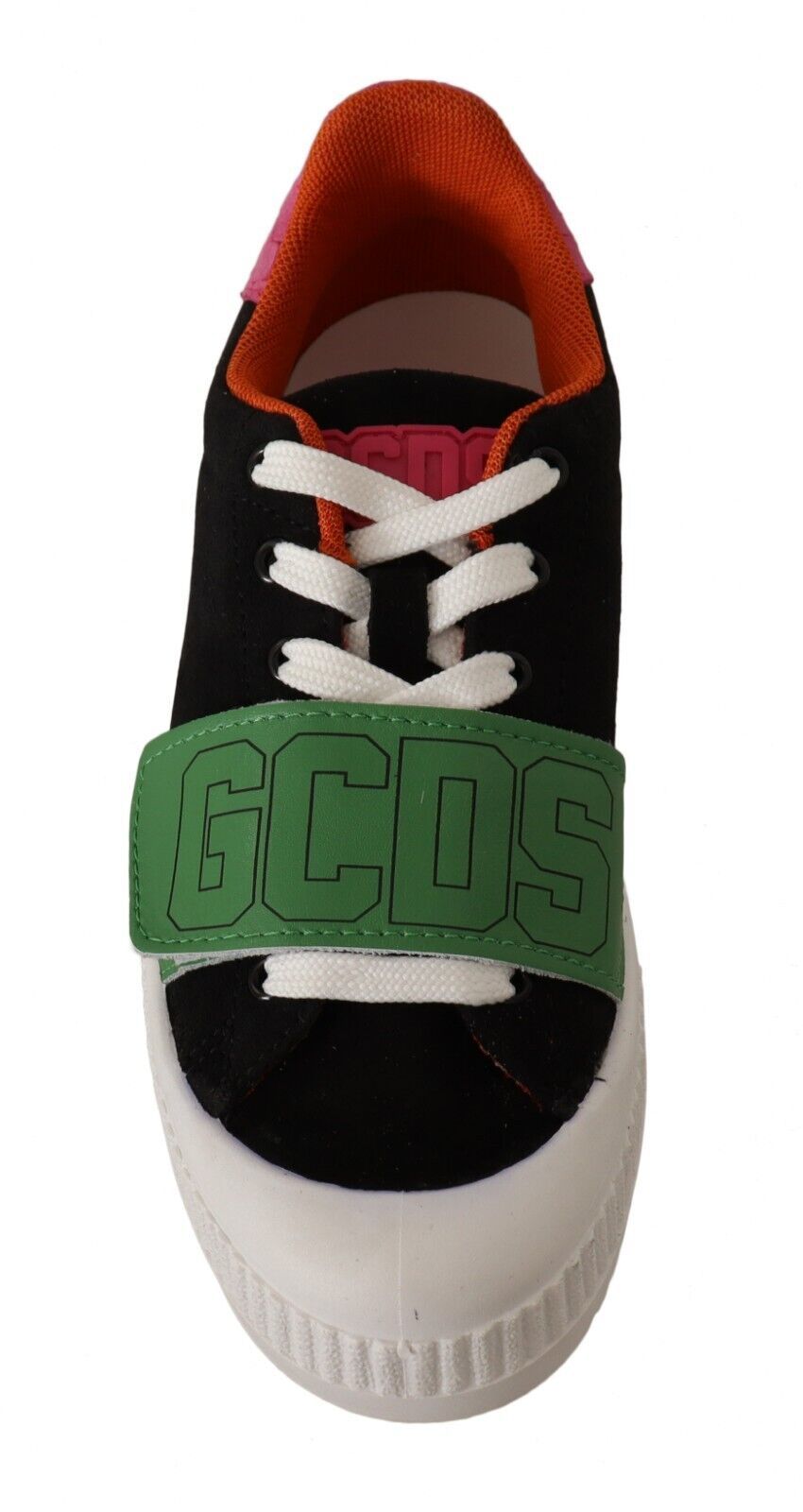 GCDS Multicolor Suede Low Top Lace Up Women Sneakers Shoes GCDS