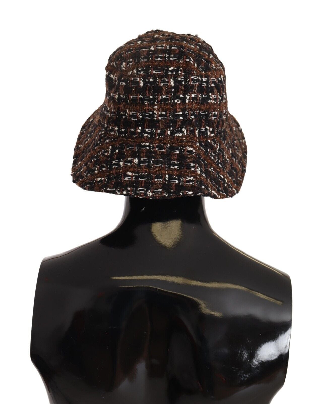 Dolce & Gabbana Multicolor Fabric Woven Wide Brim Bucket Hat Dolce & Gabbana
