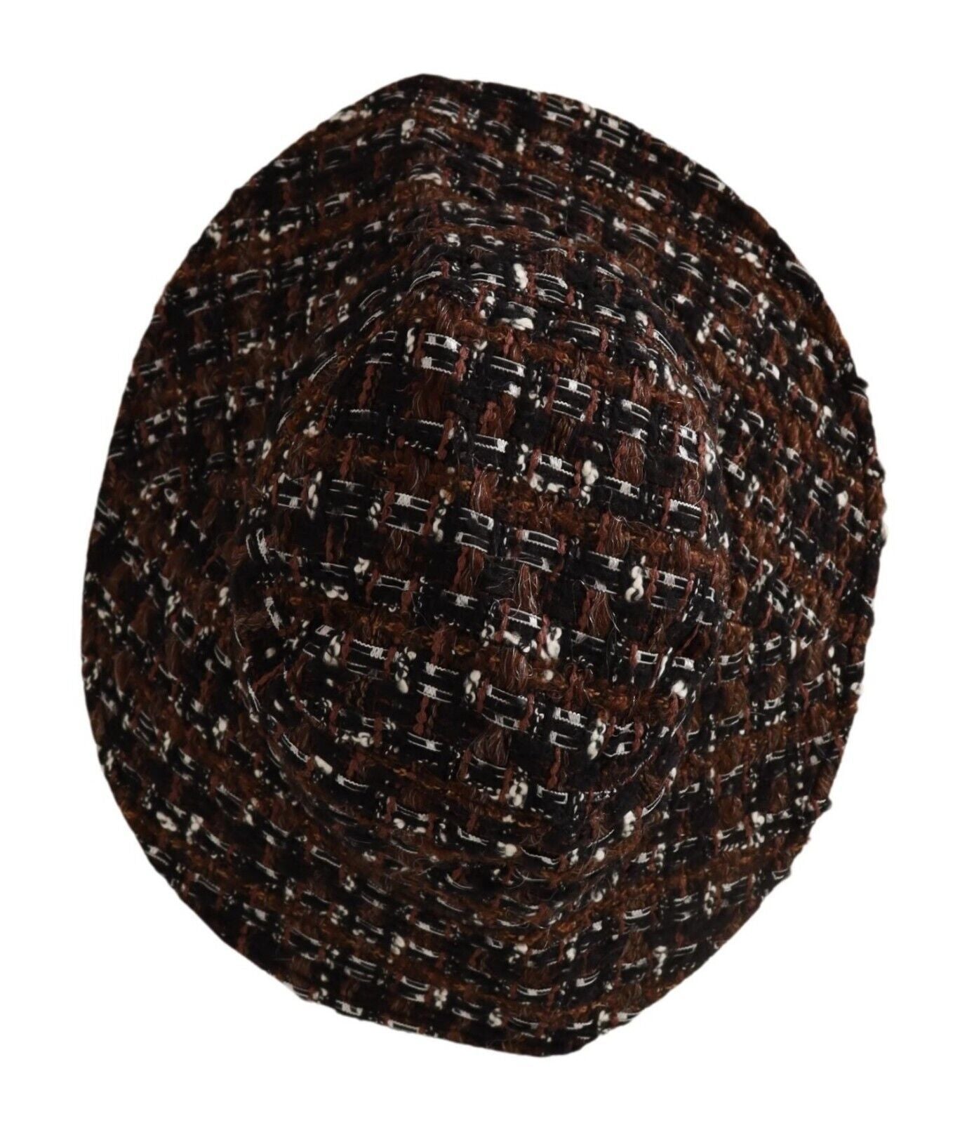 Dolce & Gabbana Multicolor Fabric Woven Wide Brim Bucket Hat Dolce & Gabbana