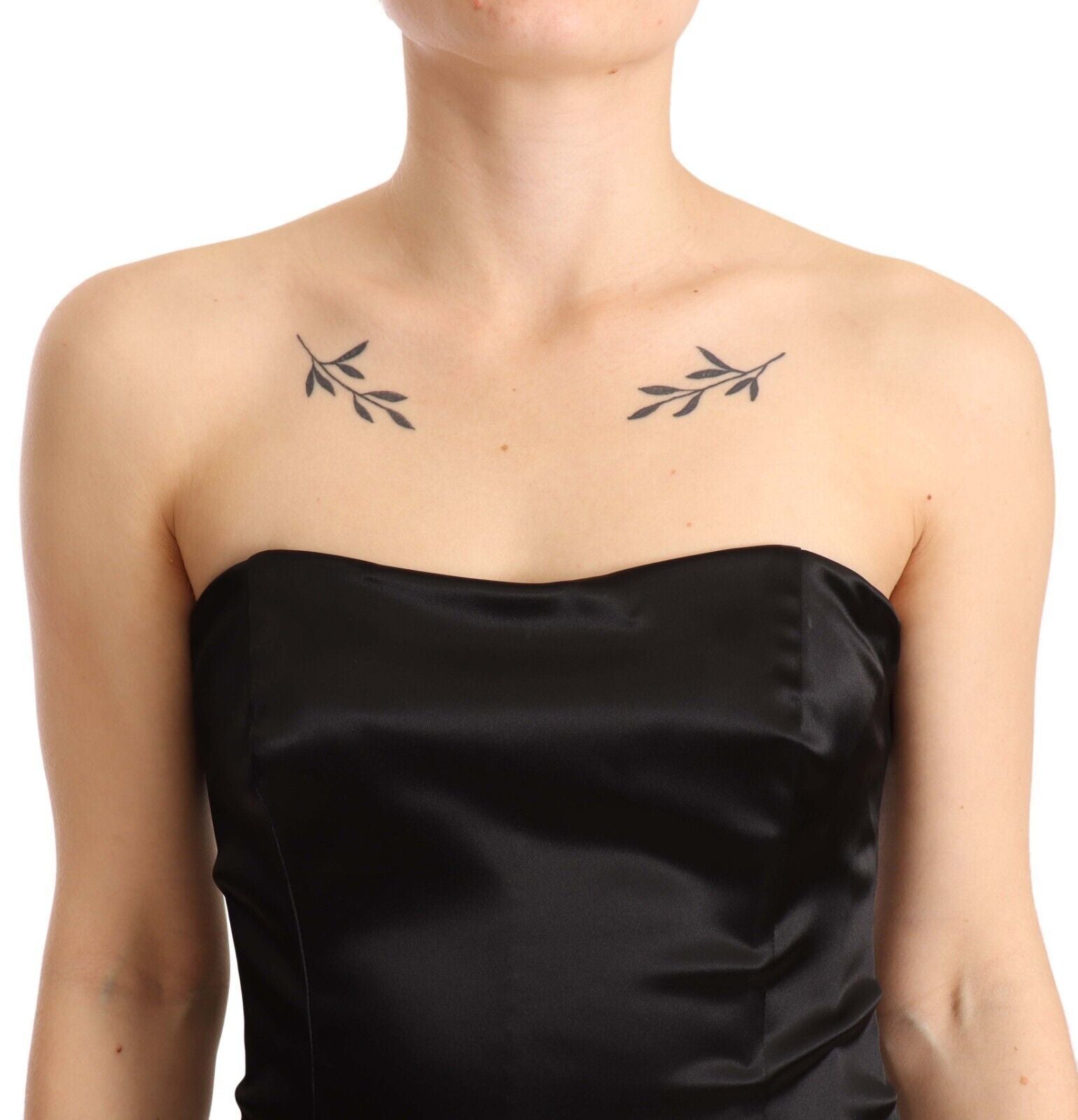 Dolce & Gabbana Black Silk Stretch Sheath Mermaid Gown Dress Dolce & Gabbana