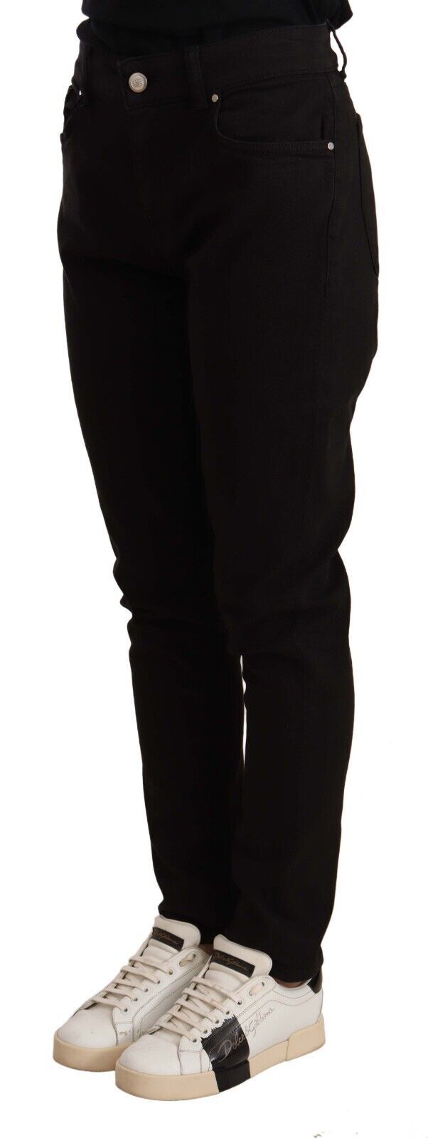 Dolce & Gabbana Black Skinny Slim Denim Cotton Stretch Jeans Dolce & Gabbana