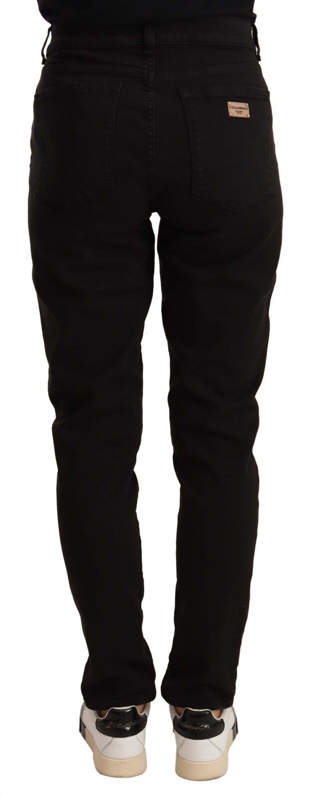 Dolce & Gabbana Black Skinny Slim Denim Cotton Stretch Jeans Dolce & Gabbana