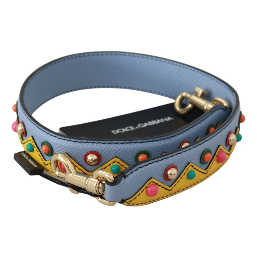 Dolce & Gabbana Blue Handbag Accessory Shoulder Strap Leather
