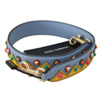 Dolce & Gabbana Blue Handbag Accessory Shoulder Strap Leather