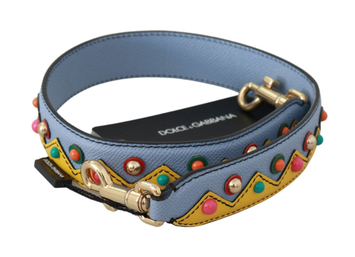 Dolce & Gabbana Blue Handbag Accessory Shoulder Strap Leather Dolce & Gabbana