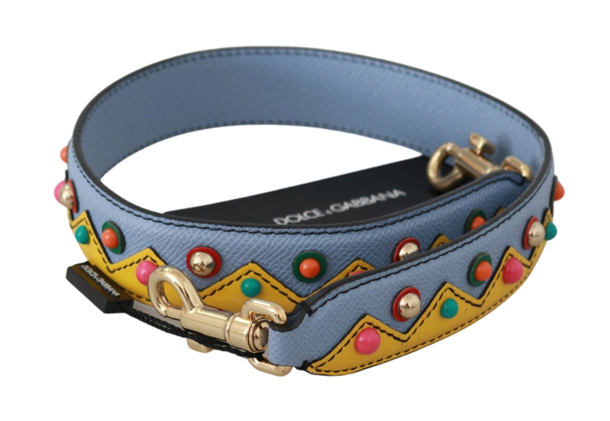 Dolce & Gabbana Blue Handbag Accessory Shoulder Strap Leather Dolce & Gabbana