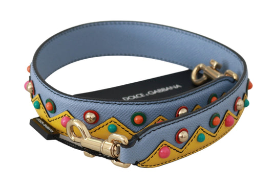 Dolce & Gabbana Blue Handbag Accessory Shoulder Strap Leather Dolce & Gabbana