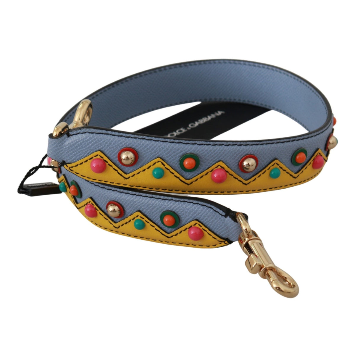 Dolce & Gabbana Blue Handbag Accessory Shoulder Strap Leather