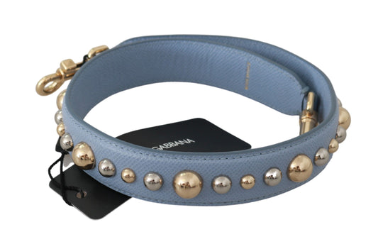 Dolce & Gabbana Blue Leather Handbag Accessory Shoulder Strap Dolce & Gabbana