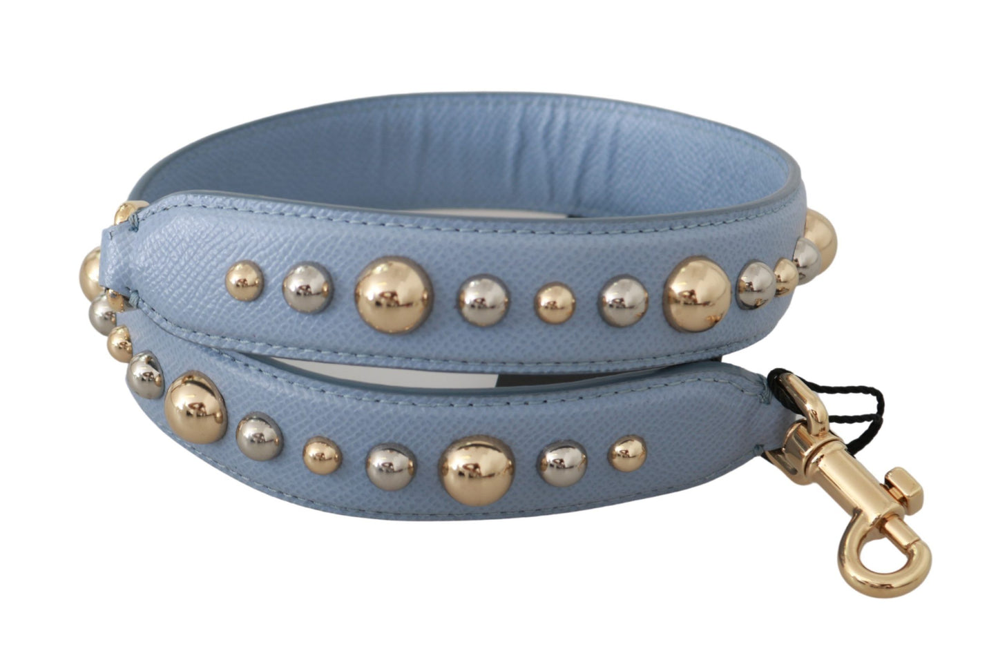 Dolce & Gabbana Blue Leather Handbag Accessory Shoulder Strap Dolce & Gabbana