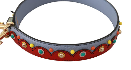 Dolce & Gabbana Blue Handbag Accessory Leather Shoulder Strap Dolce & Gabbana