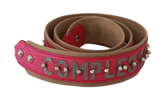 Dolce & Gabbana Pink Handbag Accessory Leather Shoulder Strap Dolce & Gabbana