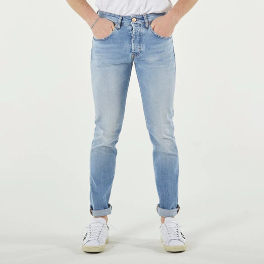 Don The Fuller Light Blue Cotton Men Jeans Don The Fuller