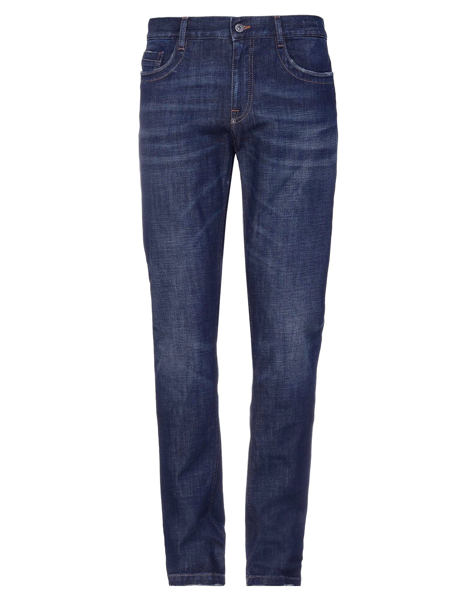 Bikkembergs Blue Cotton Men Jean Bikkembergs