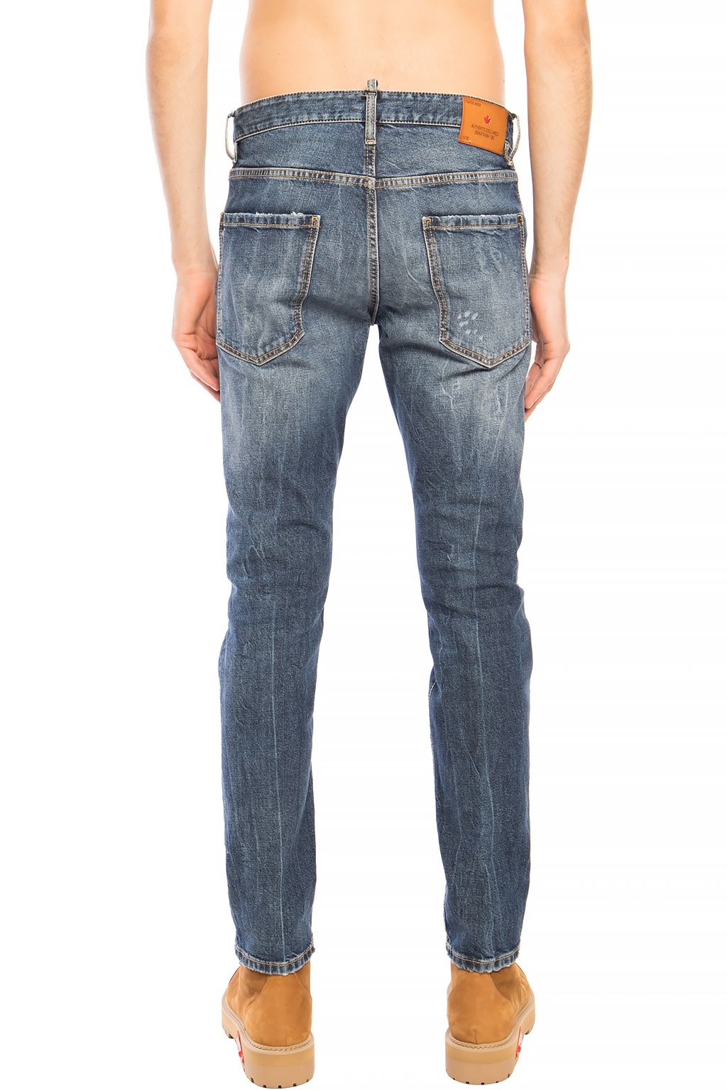 Dsquared² Navy Distressed 'Cool Guy Jean' Denim Pants Dsquared²