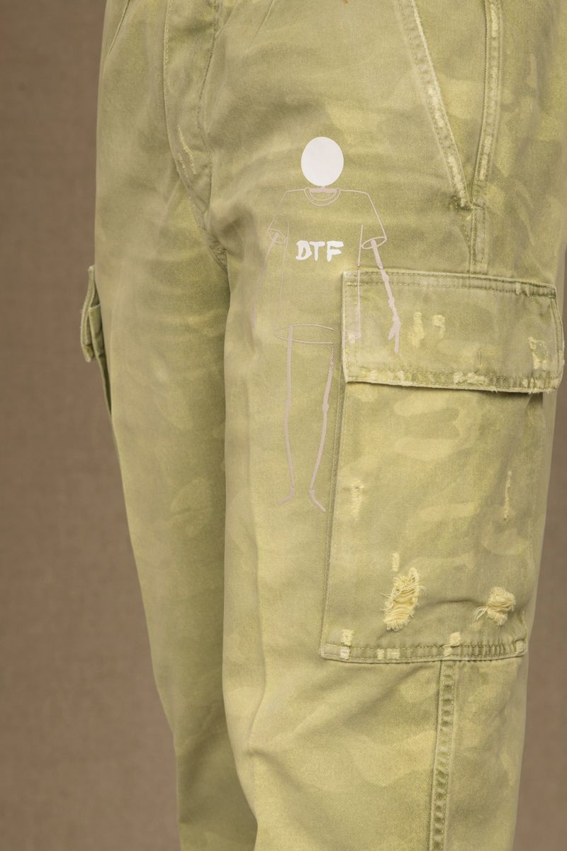 Don The Fuller Green Cotton Men's Jeans Don The Fuller
