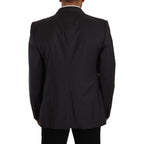 Dolce & Gabbana Gray Double Breasted 2 Piece SICILIA Blazer