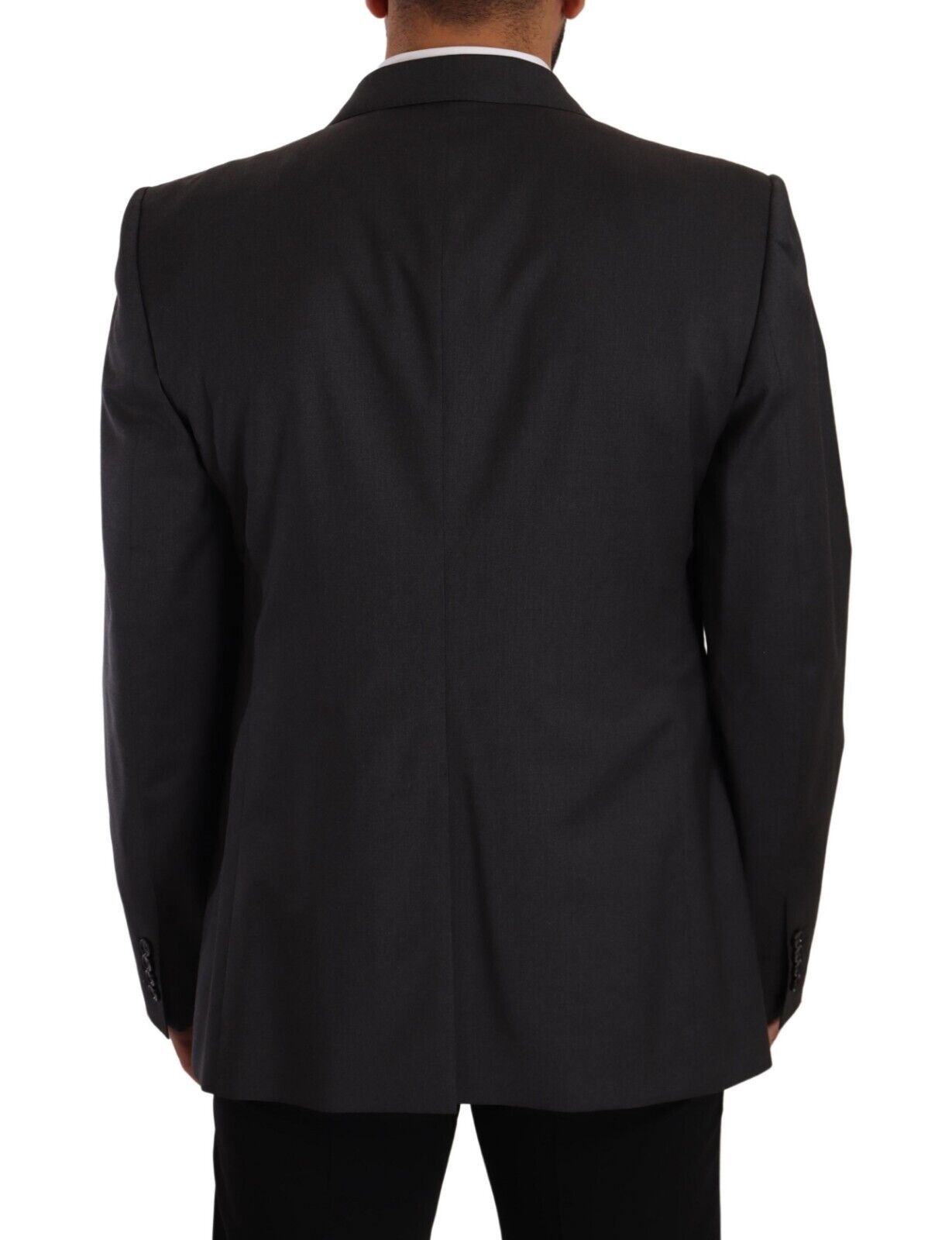 Dolce & Gabbana Gray Double Breasted 2 Piece SICILIA Blazer Dolce & Gabbana