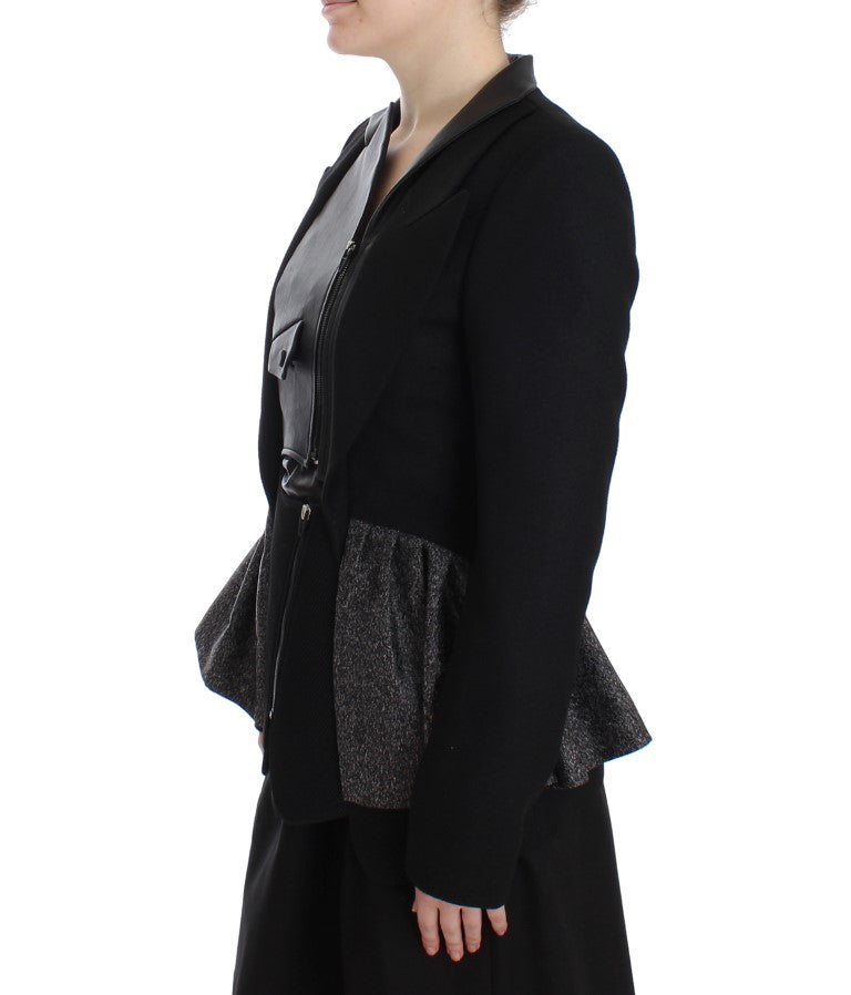 KAALE SUKTAE Black Short Blazer Coat Biker Jacket KAALE SUKTAE
