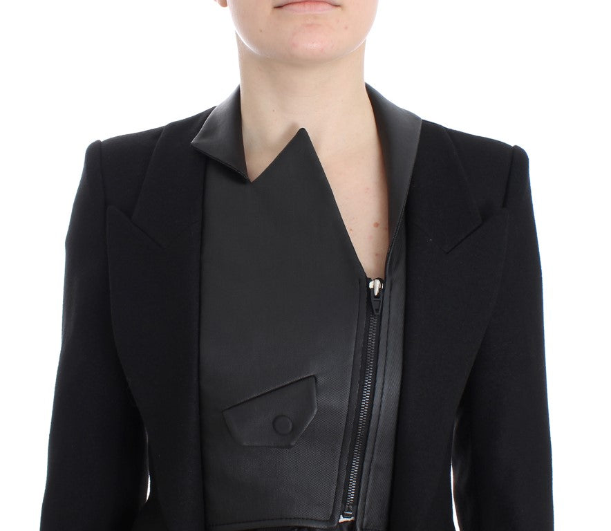 KAALE SUKTAE Black Short Blazer Coat Biker Jacket KAALE SUKTAE