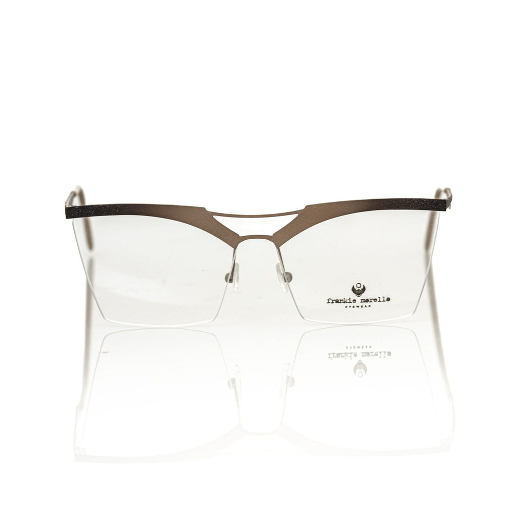 Frankie Morello Gold Metallic Women's Eyeglass Frame