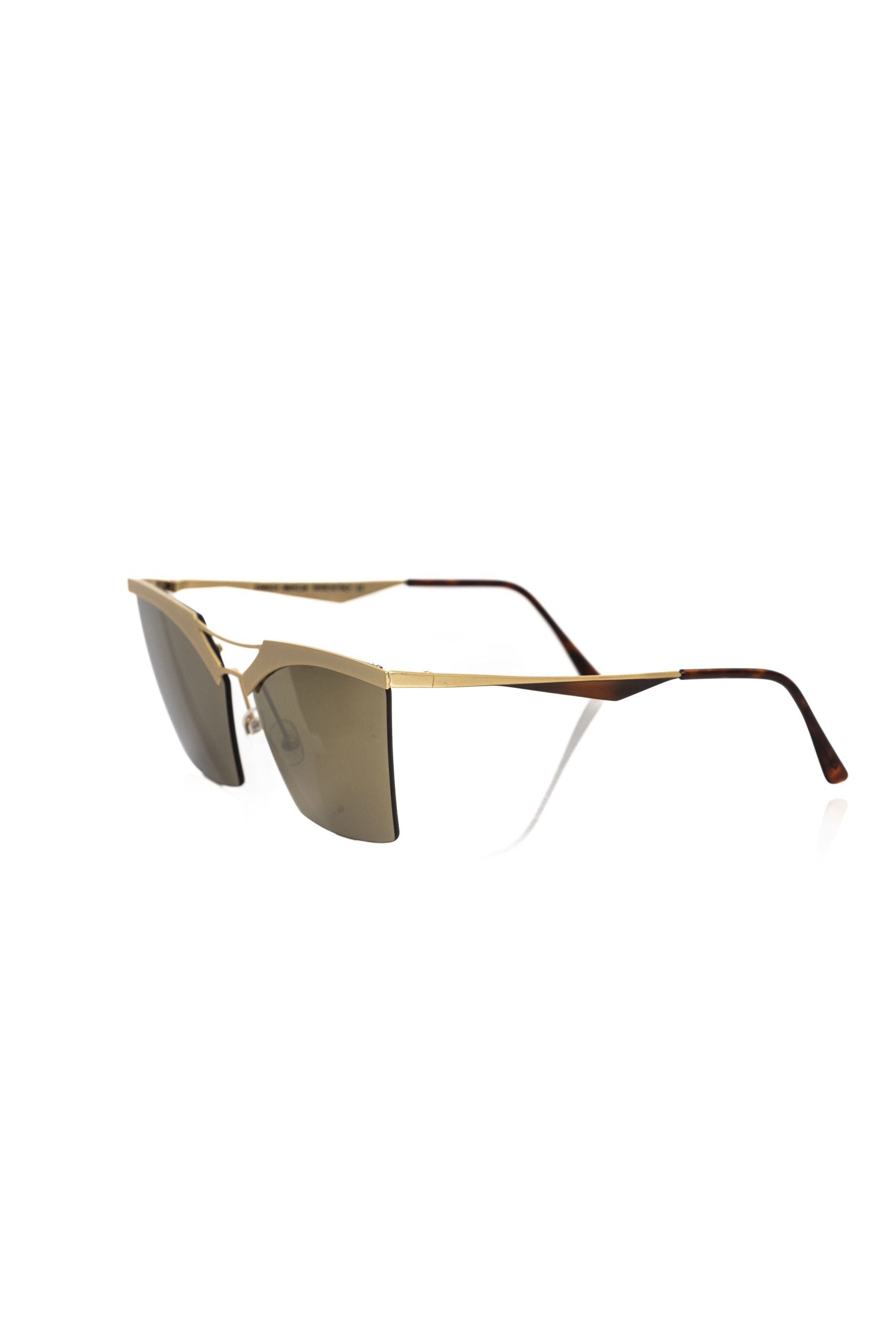 Frankie Morello Gold Metallic Fibre Women's Sunglasses