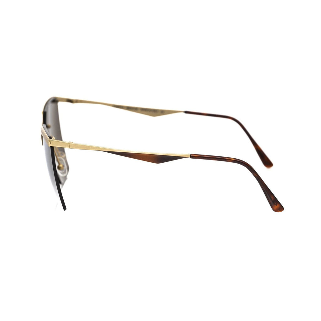 Frankie Morello Gold Metallic Fibre Women's Sunglasses