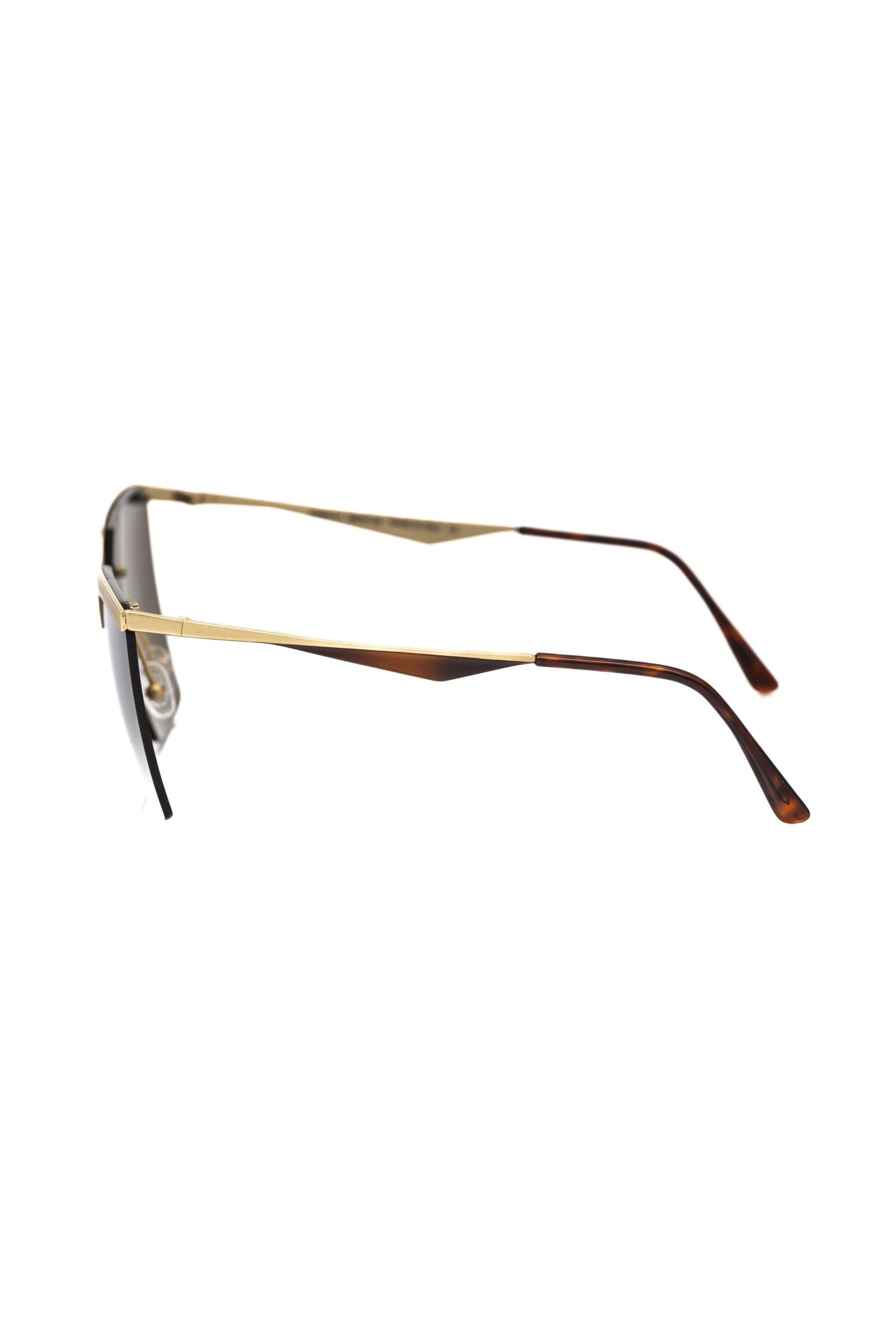 Frankie Morello Gold Metallic Fibre Women's Sunglasses