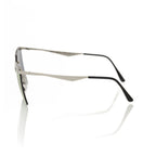 Frankie Morello Silver Metallic Women Sunglass