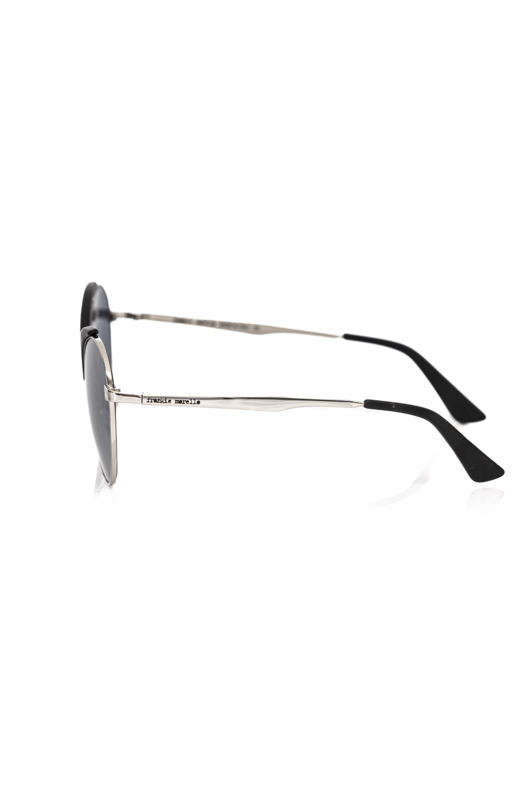 Frankie Morello Black Metallic Fiber Women's Sunglasses