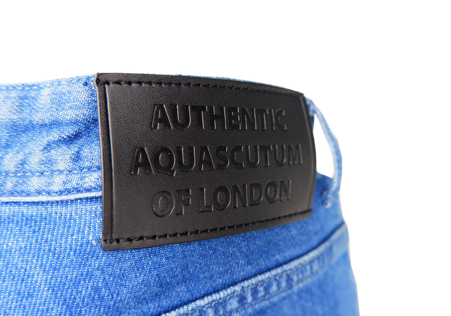 Aquascutum Light Blue Cotton Men Jeans Aquascutum