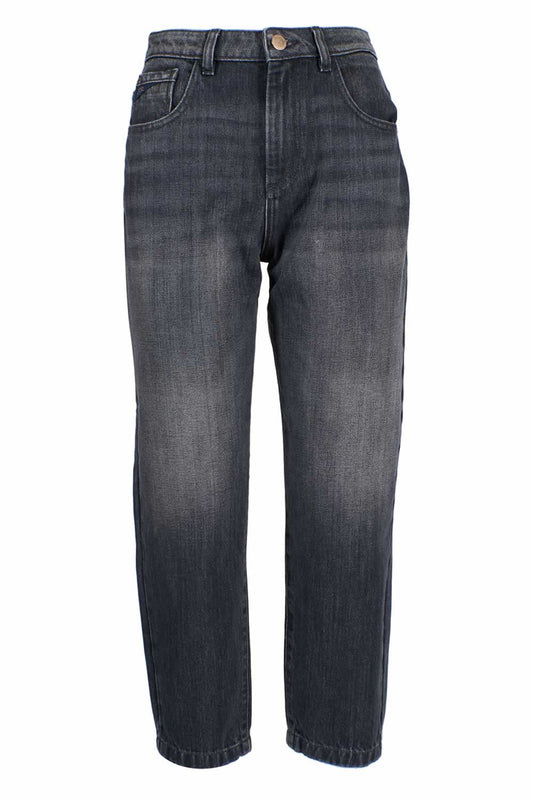 Yes Zee Black Cotton Women's High-Waisted Jeans Yes Zee