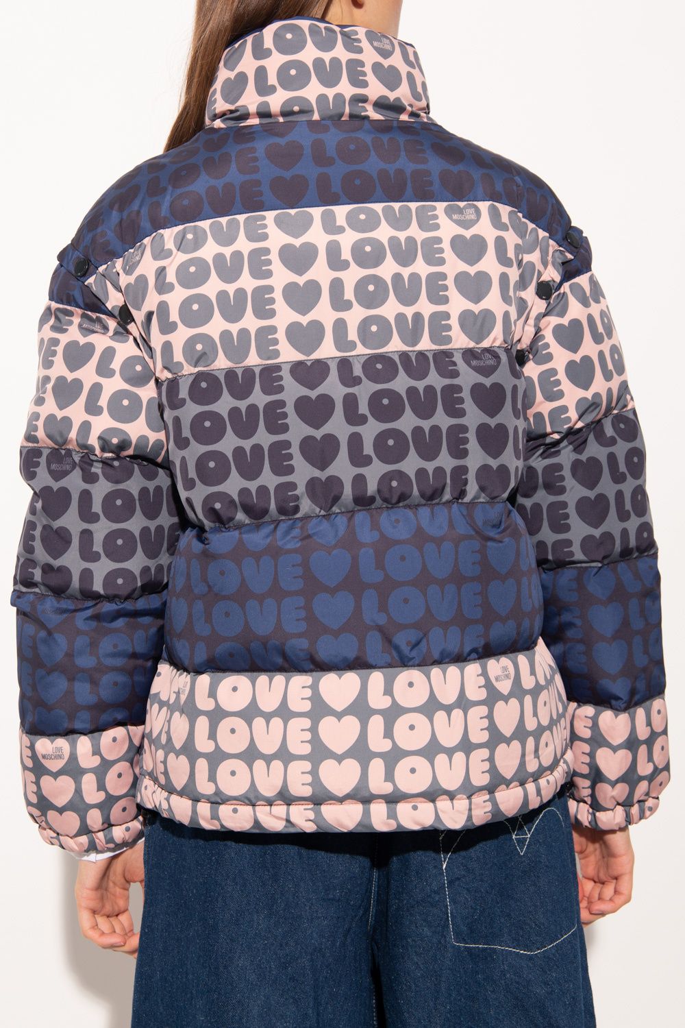 Love Moschino Multicolor Polyester Women Jacket Love Moschino