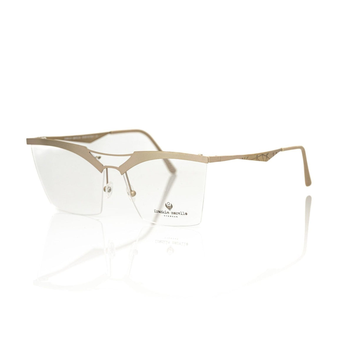 Frankie Morello Brown Metallic Fibre Women Frame