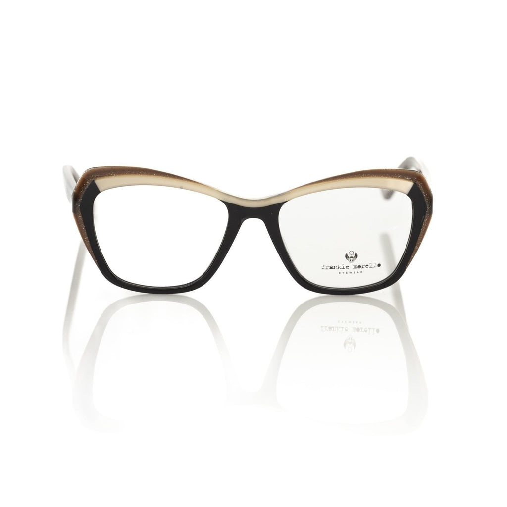 Frankie Morello Black Acetate Women's Eyeglass Frame