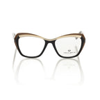 Frankie Morello Black Acetate Women's Eyeglass Frame
