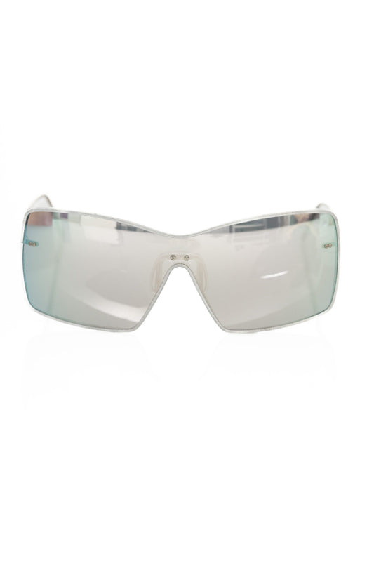 Frankie Morello Silver Metallic Women's Sunglasses Shield