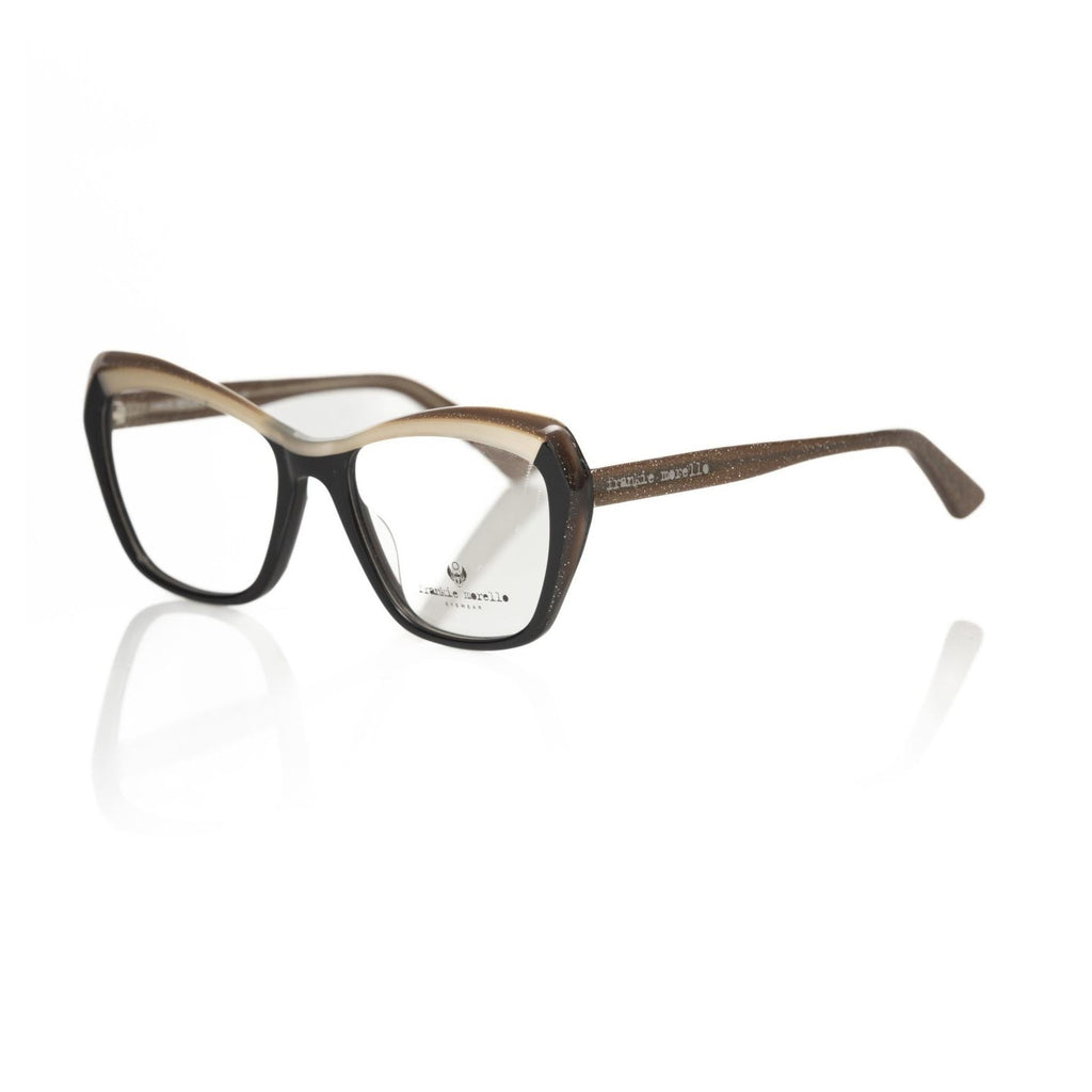 Frankie Morello Black Acetate Women's Eyeglass Frame