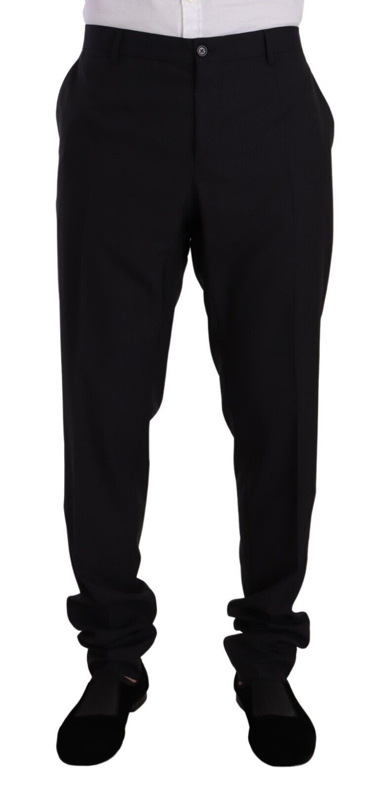 Dolce & Gabbana Blue GOLD Wool Single Breasted 2 Piece Suit Dolce & Gabbana